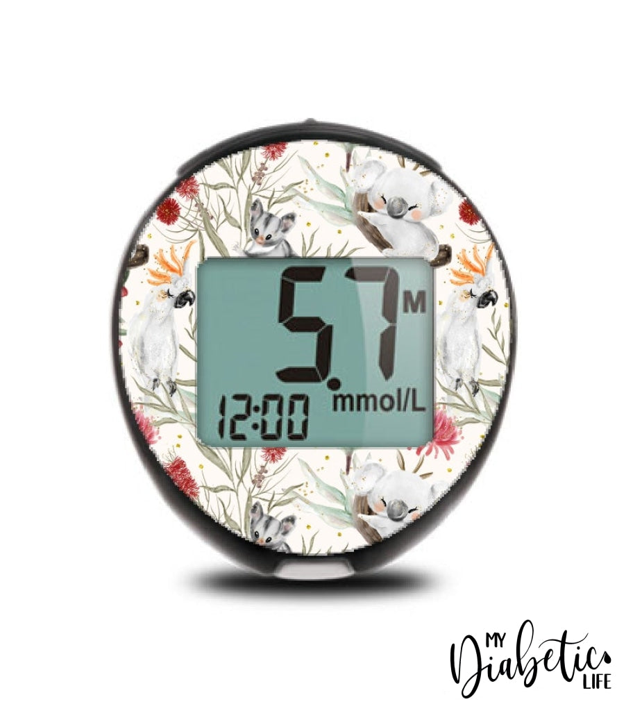 Bush Baby - True Metrix Go Peel Skin And Decal Glucose Meter Sticker Go