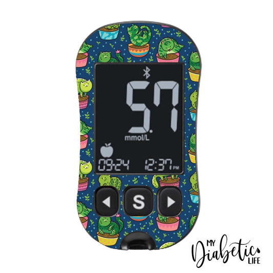 Cacthiss- Caresens Dual - Peel Skin And Decal Glucose Meter Sticker