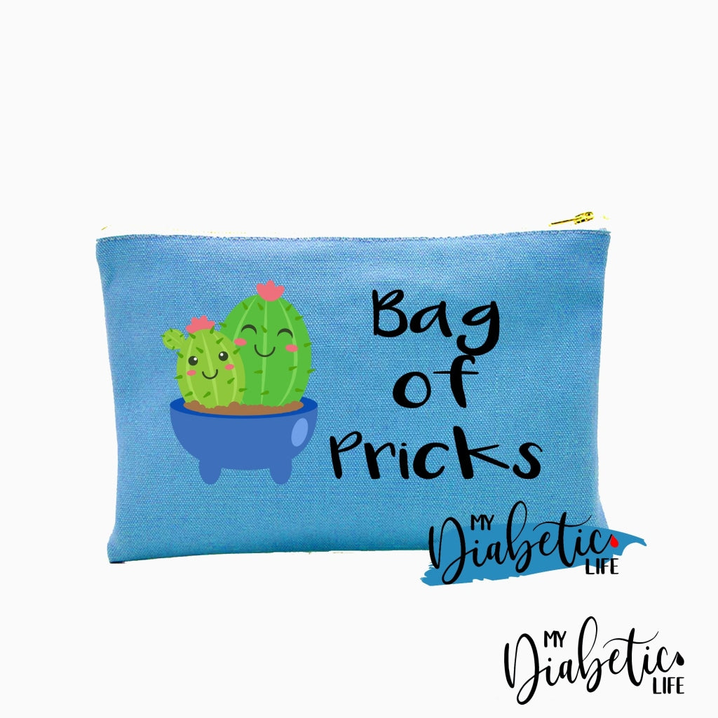 Cactus - Bag Of Pricks Carry All Storage Bag Light Blue Storage Bags