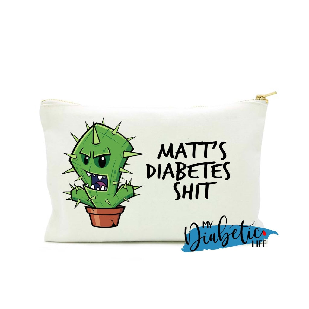 Cactus - Choose Your Fav & Personalise It! Diabetes Carry Bag Diabetic Accessories Storage For