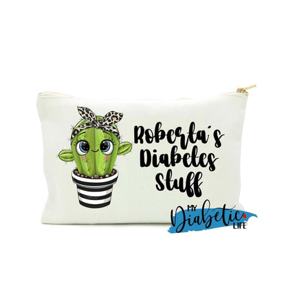 Cactus - Choose Your Favourite & Personalise It! Carry All Storage Bag Natural / Happy Storage Bags