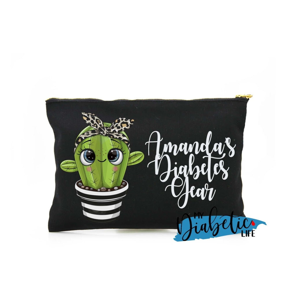 Cactus - Choose Your Fav & Personalise It! Diabetes Carry Bag Diabetic Accessories Storage For