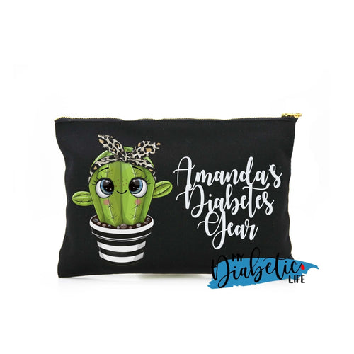 Cactus - Choose Your Fav & Personalise It! Diabetes Carry Bag Diabetic Accessories Storage For
