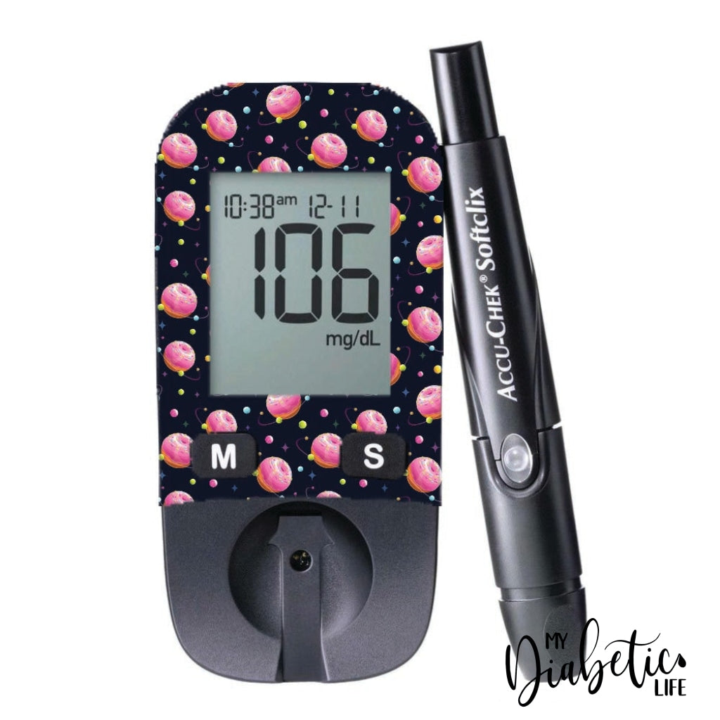 Candy Apple Planets - Accu-Chek Active Sticker