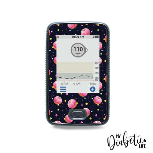 Candy Apple Planets - Dexcom G6 Receiver Sticker