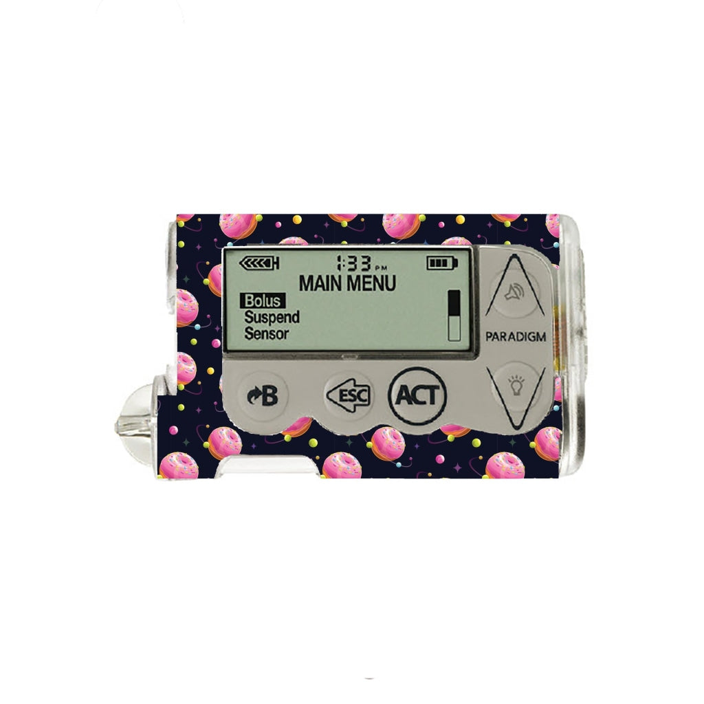 Candy Apple Planets - Medtronic Paradigm Series 5 Sticker