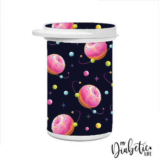 Candy Apple Planets - Test Strip Canister Sticker Container