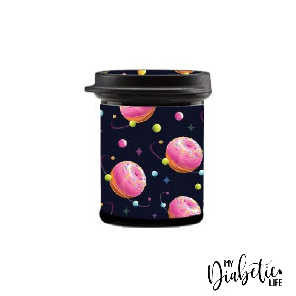 Candy Apple Planets - Test Strip Canister Sticker Container