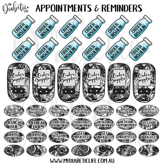 Car Nut - 46 Appointment & Reminder Planner Stickers