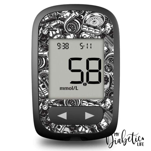 Car Nut - Accu-Chek Guide Me Peel Skin And Decal Glucose Meter Sticker