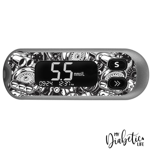 Car Nut - CareSens N Pop - Peel, skin and Decal, glucose meter sticker - MyDiabeticLife