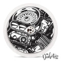 Car Nut - Freestyle Libre Sensor Peel Skin And Decal Fgm/cgm Sticker