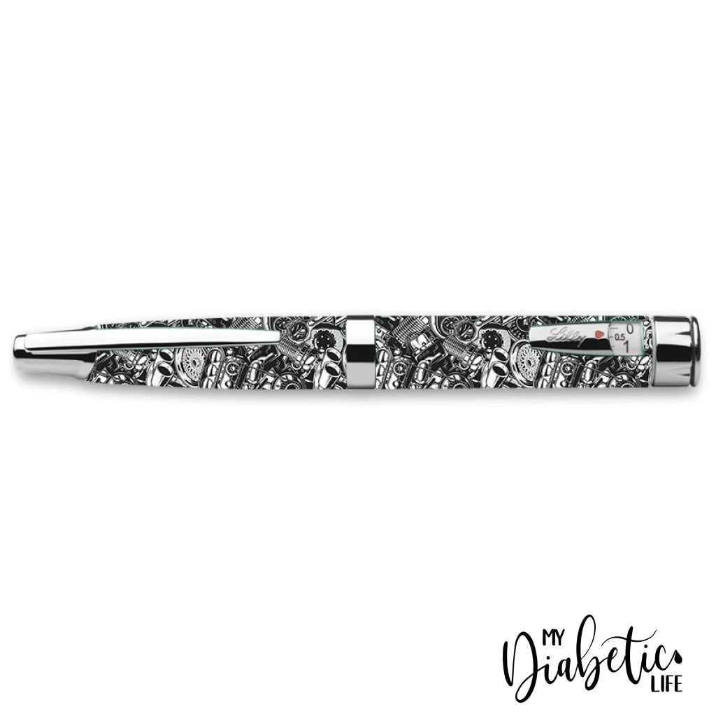 Car Nut - Humapen Luxura Insulin Pen Peel Skin Decal Sticker Cover