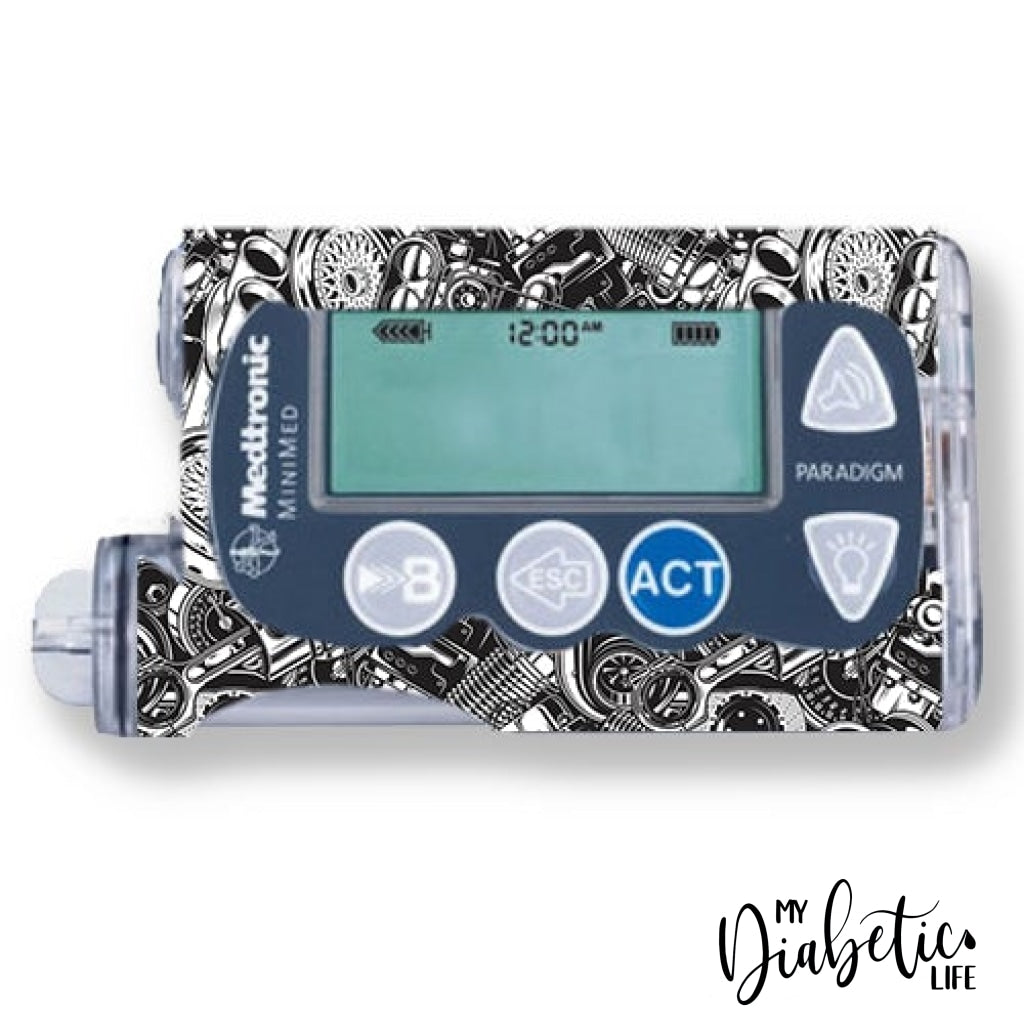 Car Nut - Medtronic Paradigm Series 7 Skin And Decal Insulin Pump Sticker
