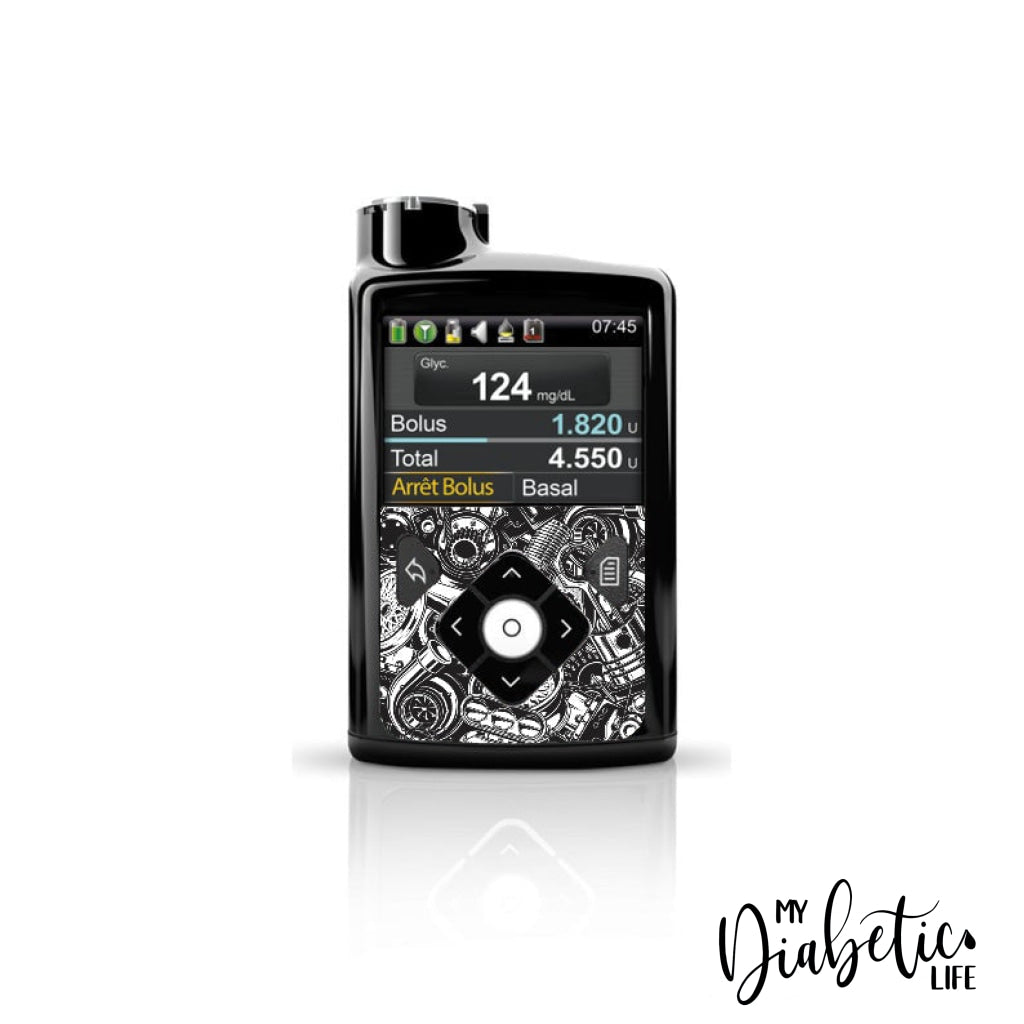 Car Nut - Medtronic Pump (630/640/670/770) Sticker Front Mini 630/640/670