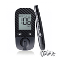 Carbon Fibre - Accu-chek Active Peel, skin and Decal, glucose meter sticker - MyDiabeticLife