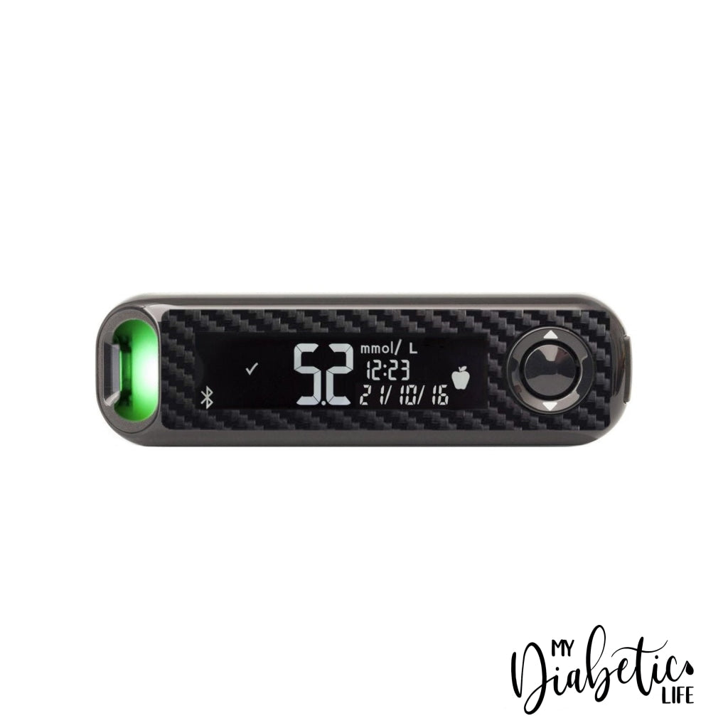 Carbon Fiber - Contour next Peel, skin and Decal, glucose meter sticker - MyDiabeticLife