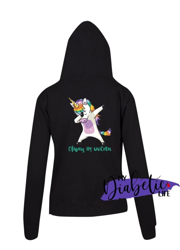 Chasing My Unicorn - Diabetes Awareness Medical Conditions Type One Diabetic Basic Hoodie Unisex