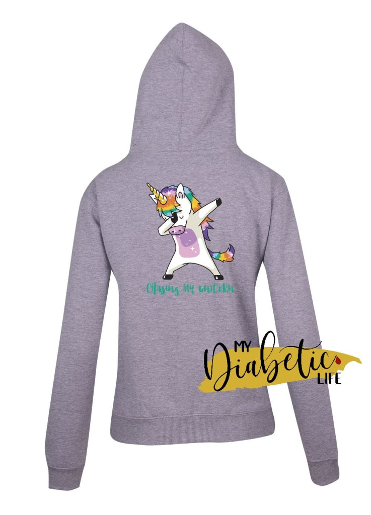 Chasing My Unicorn - Diabetes Awareness Medical Conditions Type One Diabetic Basic Hoodie Unisex