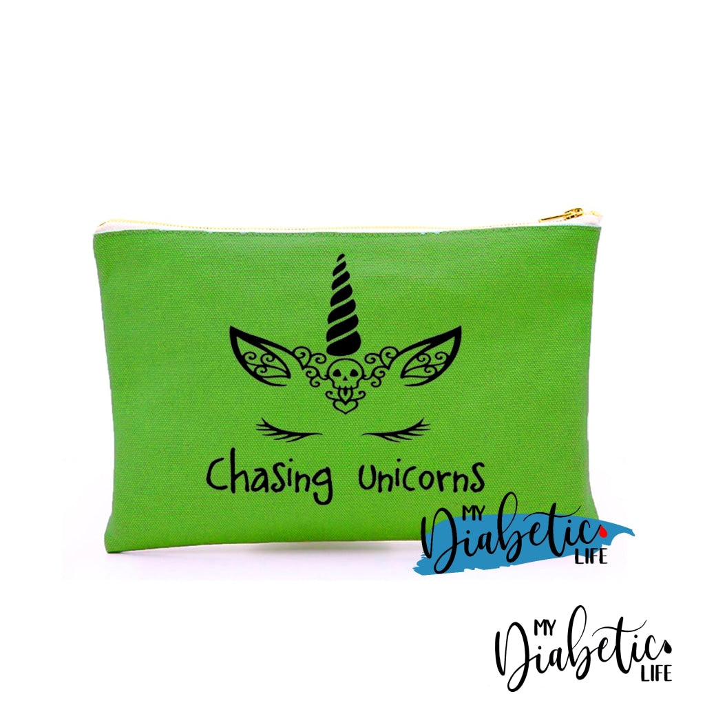 Chasing Unicorns - Carry All Storage Bag Green Storage Bags