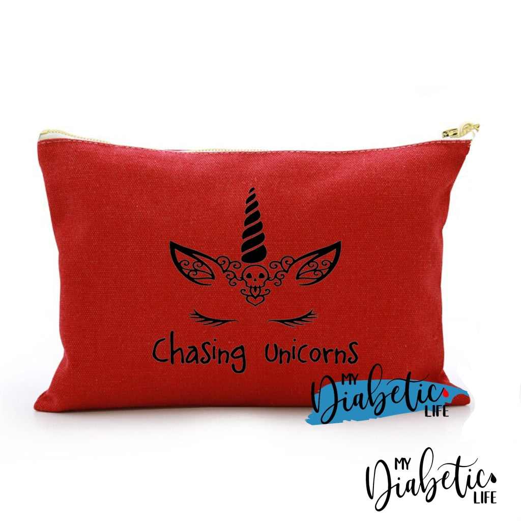 Chasing Unicorns - Carry All Storage Bag Red Storage Bags