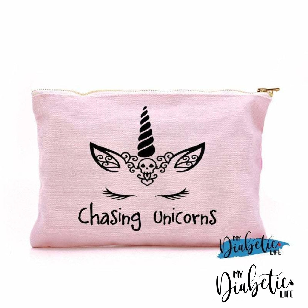 Chasing Unicorns- Insulin test kit bag, diabetes accessories, storage bag for medication - MyDiabeticLife