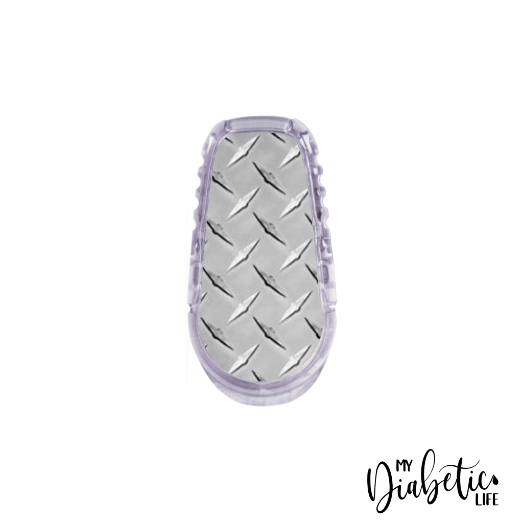 Checker Plate - Dexcom transmitter G6 Peel, skin and Decal, cgm sticker - MyDiabeticLife