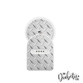 Checker Plate Steel - Maio Maio 1 & Libre Peel, skin and Decal, fgm/cgm sticker - MyDiabeticLife