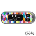 Chevrons - CareSens N Pop - Peel, skin and Decal, glucose meter sticker - MyDiabeticLife