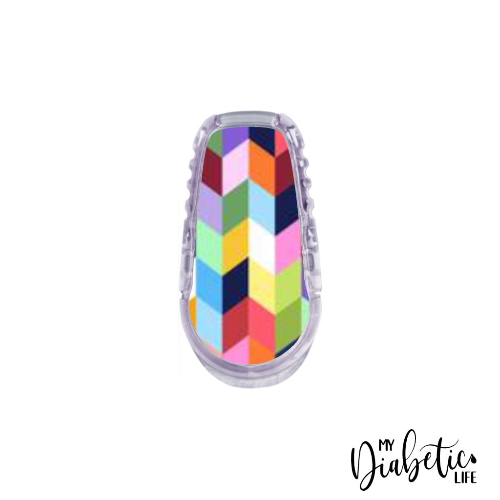 Chevrons - Dexcom transmitter G6 Peel, skin and Decal, cgm sticker - MyDiabeticLife