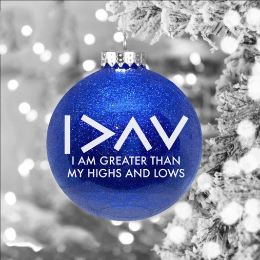 Christmas Bauble - Greater Than My Highs & Lows Decoration