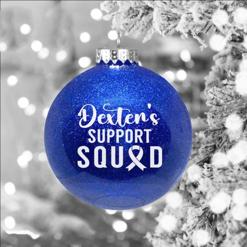 Christmas Bauble - Personalised Support Squad Decoration