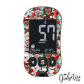 Christmas Friends - Caresens Dual Peel Skin And Decal Glucose Meter Sticker