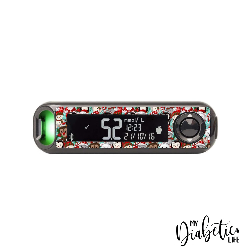 Christmas Friends - Contour Next One Peel Skin And Decal Glucose Meter Sticker One