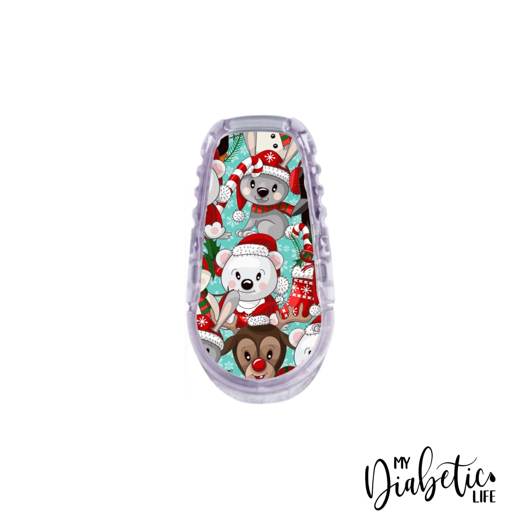 Christmas Friends - Dexcom Transmitter G6 Peel Skin And Decal Cgm Sticker One