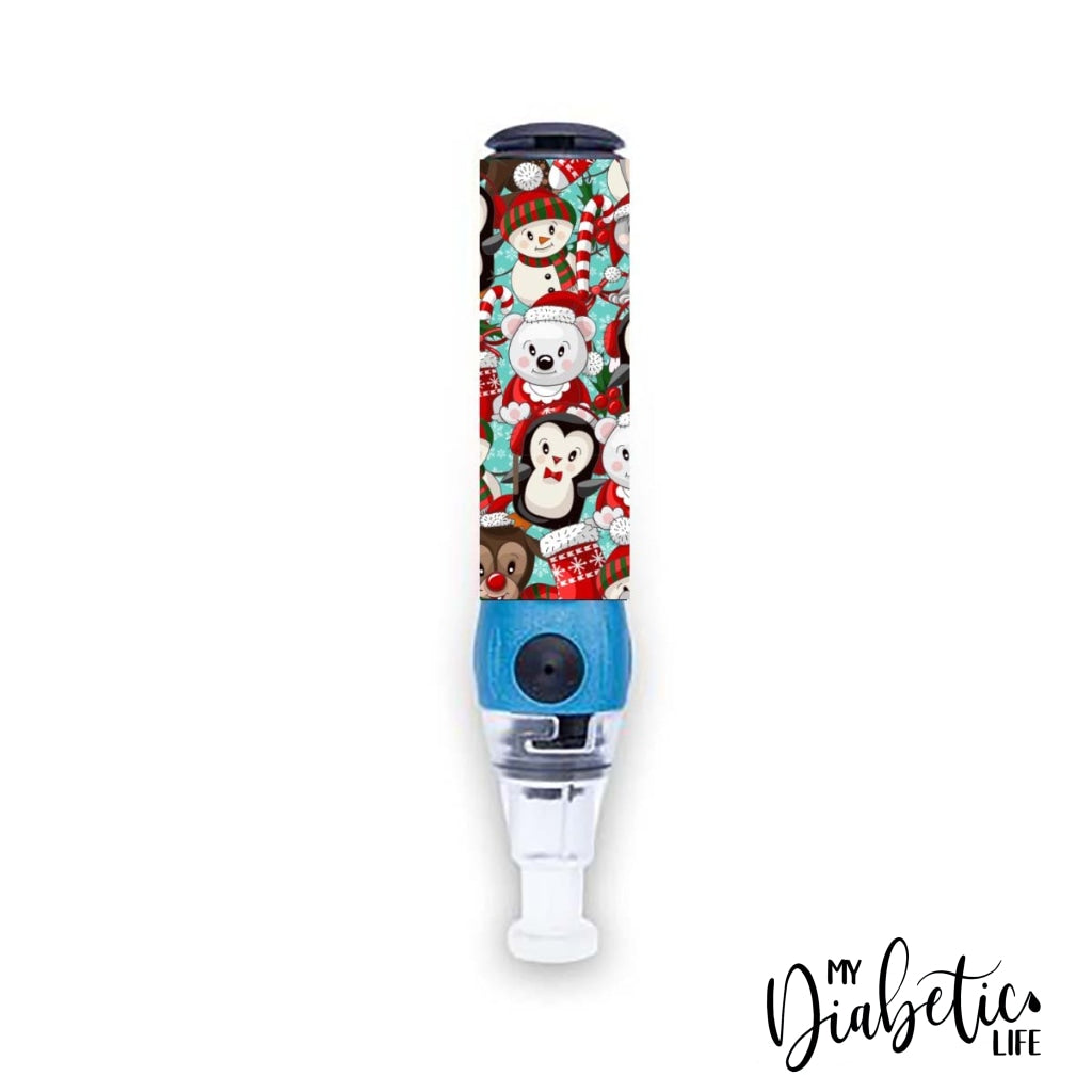 Christmas Friends - Genteel Lancing Device Peel Decal Skin Sticker