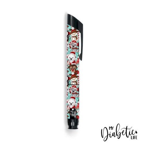 Christmas Friends - Junior Star Insulin Pen Peel Skin And Decal Sticker Cover Juniorstar