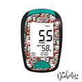 Christmas Friends - Lifesmart Two Plus Peel Skin And Decal Glucose Meter Sticker Twoplus