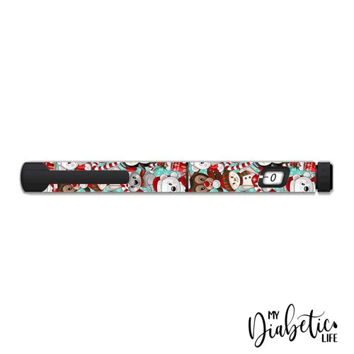 Christmas Friends - Novopen 4 Novopen5 Echo Peel Skin And Decal Insulin Pen Sticker Cover Novoecho