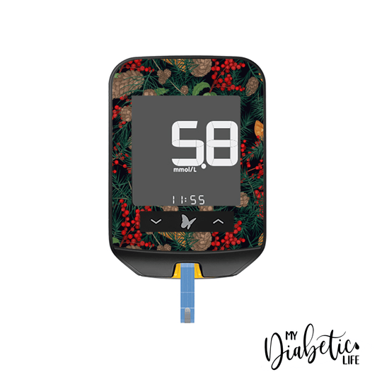 Christmas Spices - Freestyle Optium Neo Peel, skin and Decal, glucose meter sticker - MyDiabeticLife