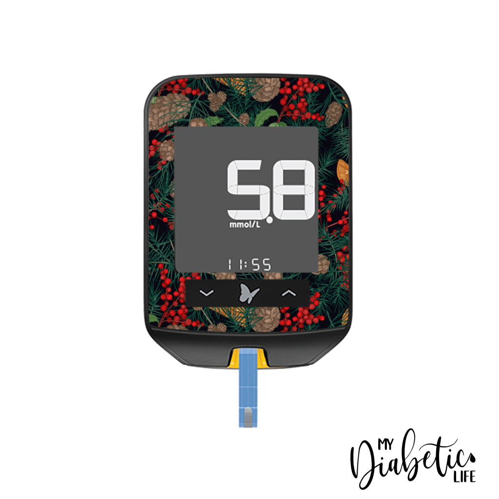 Christmas Spices - Freestyle Optium Neo Peel, skin and Decal, glucose meter sticker - MyDiabeticLife
