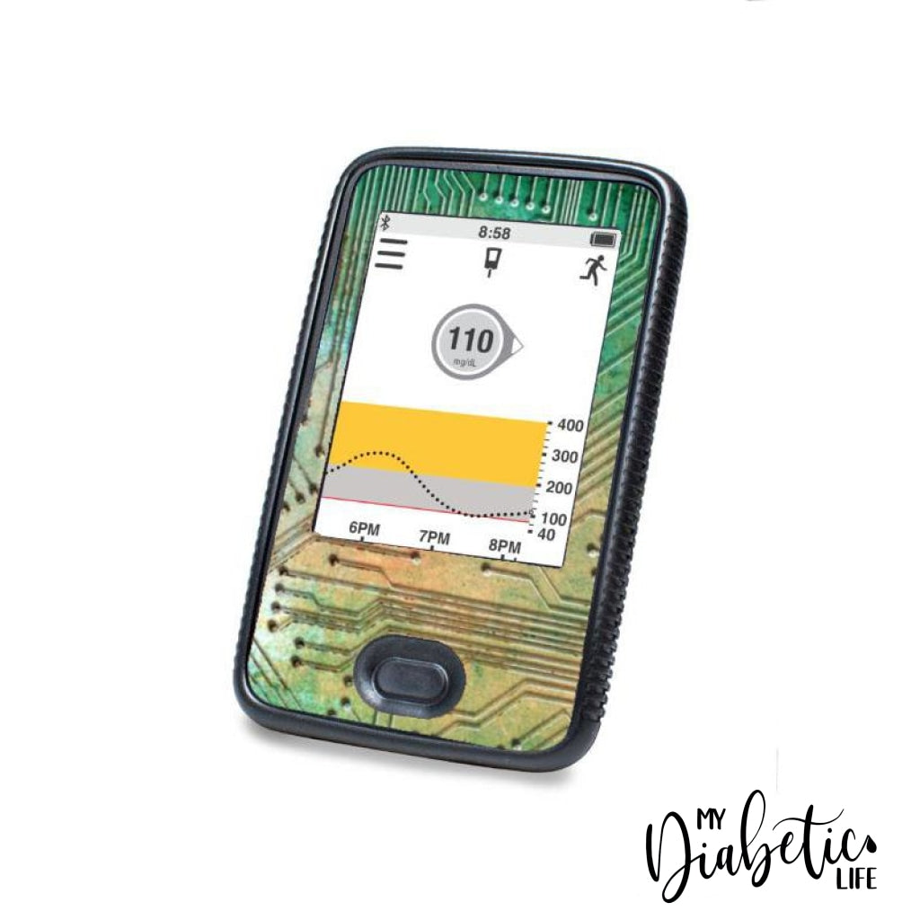 Circuit Board - Dexcom G6 Peel, skin and Decal, glucose meter sticker - MyDiabeticLife