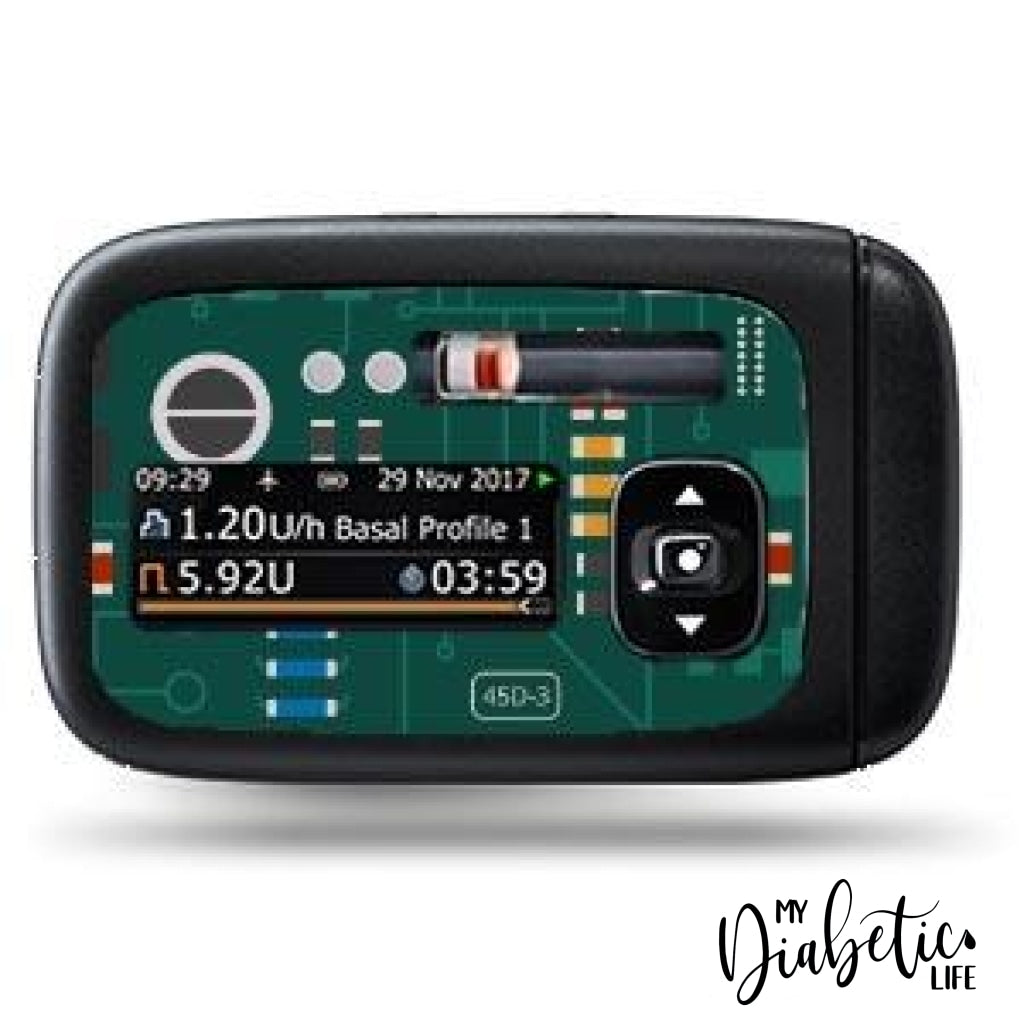 Circuit Boards - Accu-Chek Insight Peel Skin And Decal Insulin Pump Sticker Accu-Chek