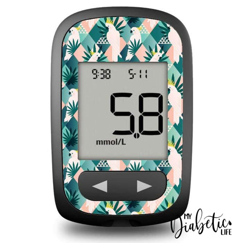 Cockatoos - Accu-Chek Guide Me Peel Skin And Decal Glucose Meter Sticker