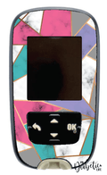 Colour Blocks in Marble - Accu-chek Guide Peel, skin and Decal, glucose meter sticker - MyDiabeticLife