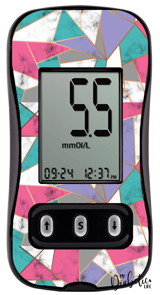 Colour Block - Caresens N, skin and Decal, glucose meter sticker - MyDiabeticLife