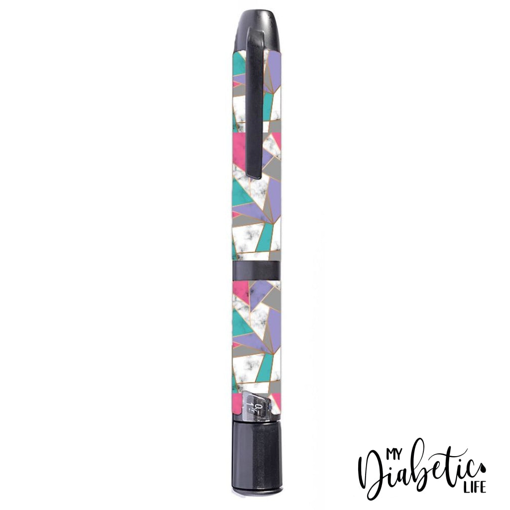Colour Blocking - Inpen Smart Insulin Pen Peel Skin And Decal Sticker Cover