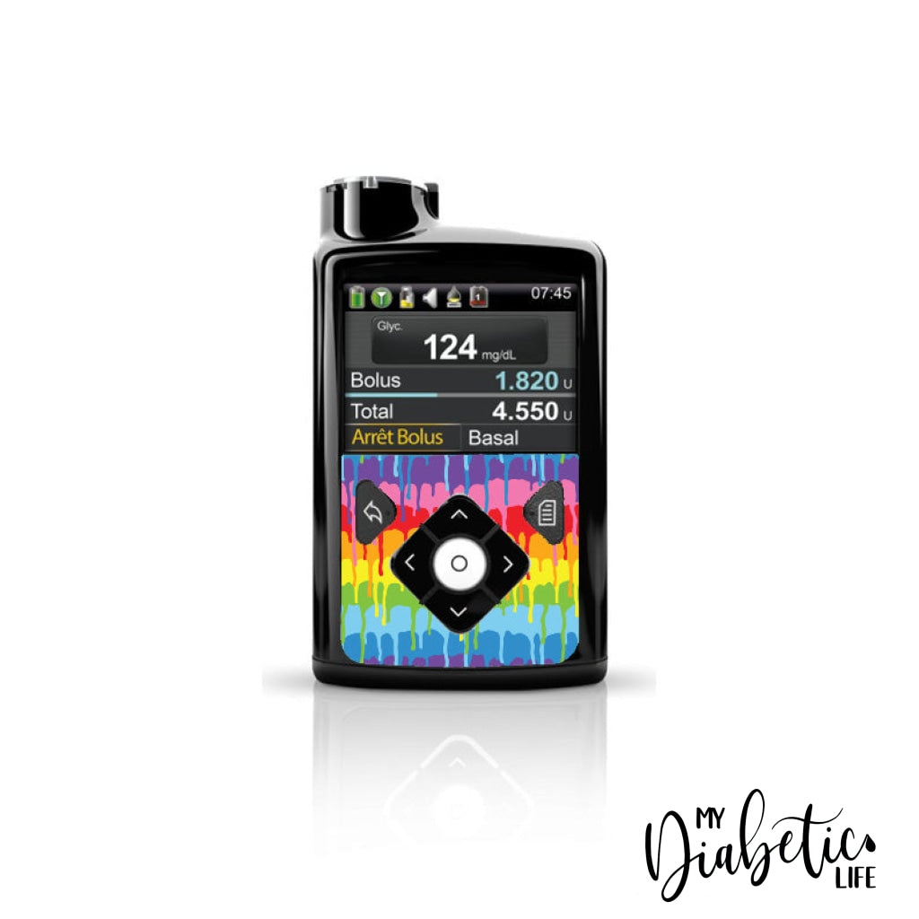 Colour Run - Medtronic Pump (630/640/670/770) Sticker 630/640/670