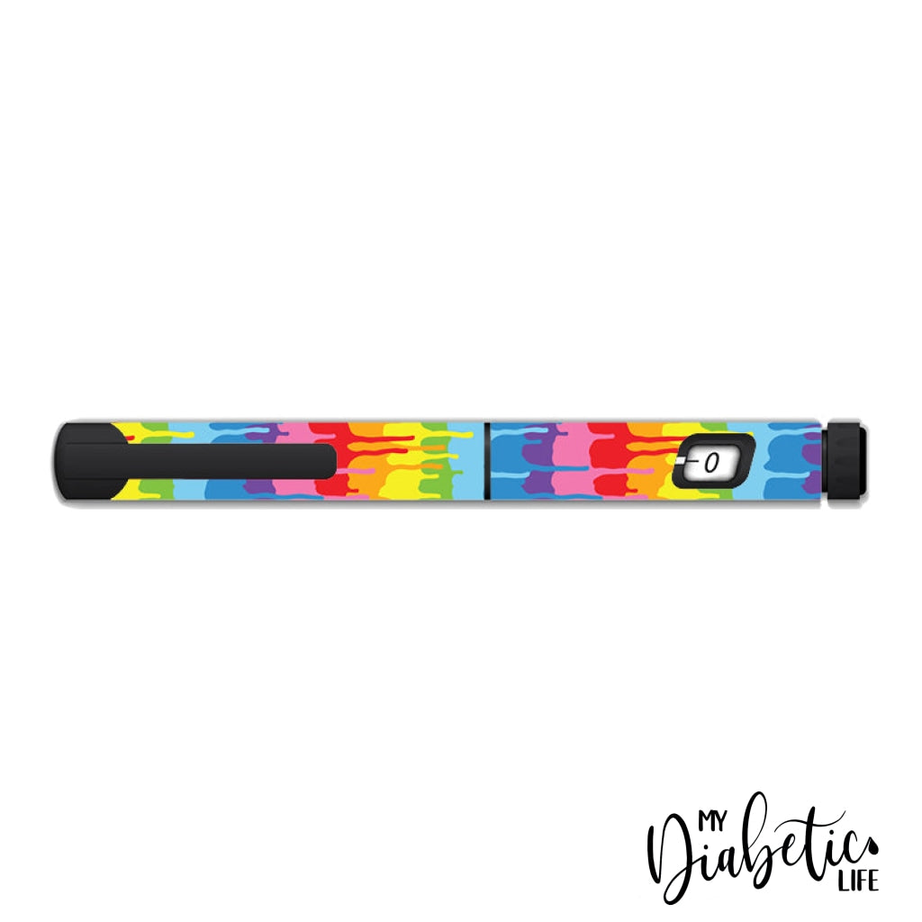 Colour Run - Novopen 4 5 Echo Sticker Novoecho Pen