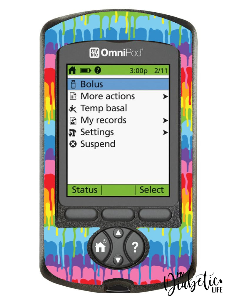 Colour Run - Omnipod Pdm Sticker